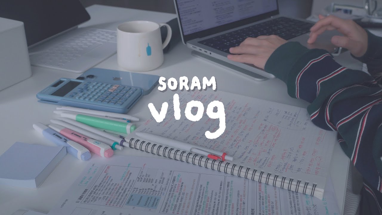 시험 일주일 전 | 먹고 자고 공부하고 | study vlog