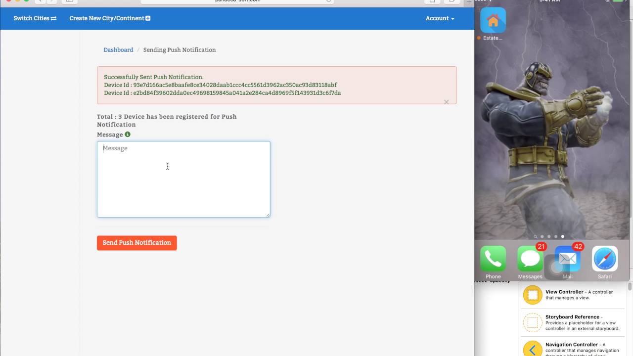 Push Notification Using Apple Push Notification Service