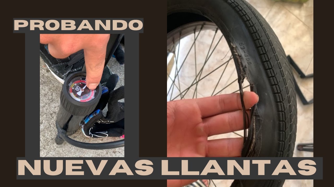 PROBANDO UNA LLANTA DE BMX RACING / TIOGA POWERBLOCK