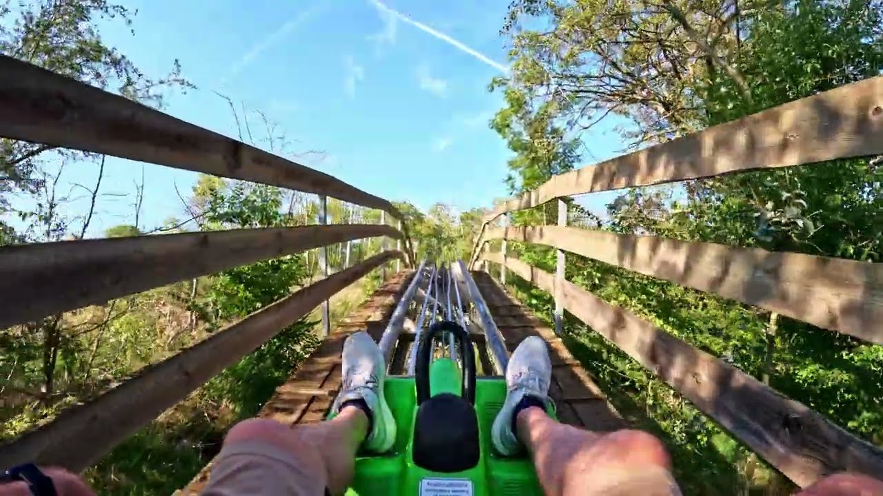 Sommerrodelbahn Petersberg: Rodelbahn Petersberg - Onride POV