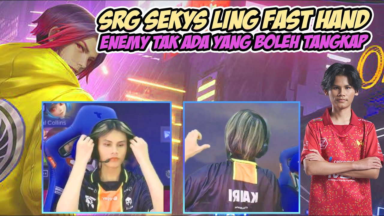 SRG SEKYS LING TUNJUK GAMEPLAY FAST HAND !! ENEMY AUTO TAK BERKUTIK .. !! | MLBB