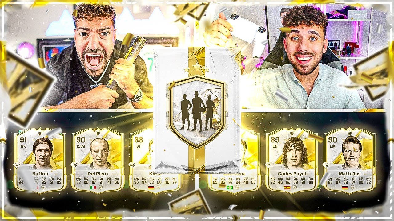 OMG!! RANDOM ICON PLAYER PICK SQUAD BUILDER BATTLE FC 25🔥🔥 Wakez vs kleiner Cousin !!