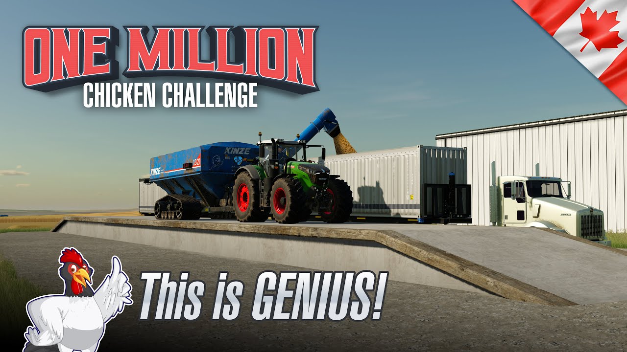 One Million Chicken Challenge - Episode 2 - Getting the Food In!