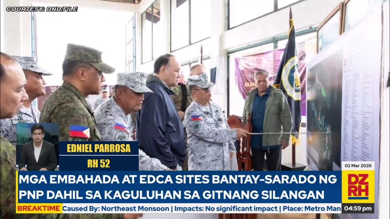 EDCA sites pasilidad ng Pilipinas at hindi ng US; walang banta kaugnay ng Middle East conflict