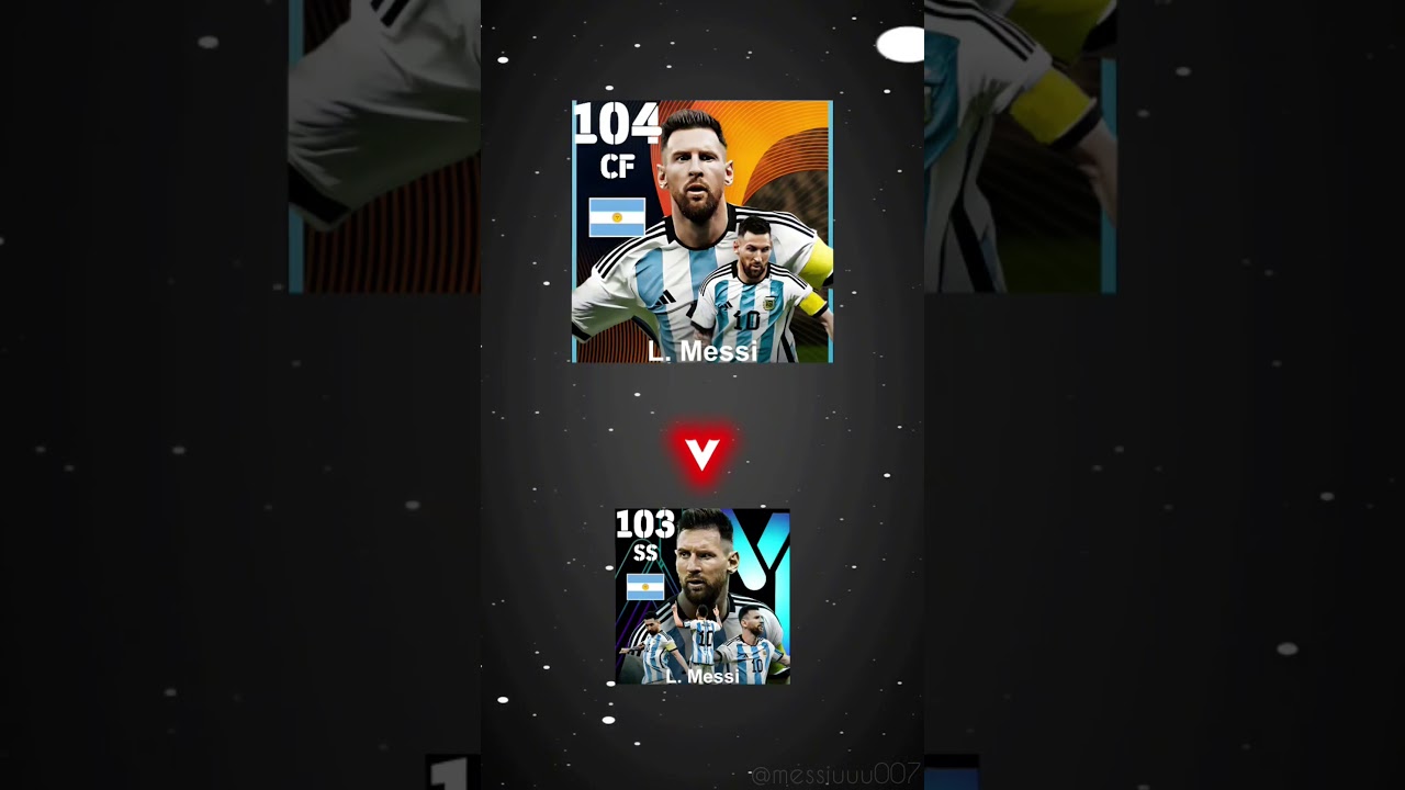 Highest Rated Messi Cards in efootball 24 #bigtimeefootball #efootball24mobile #messiefootball