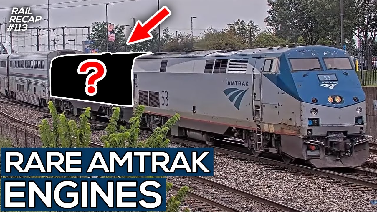 WOW! RARE Amtrak Engines | Rail RECAP #113