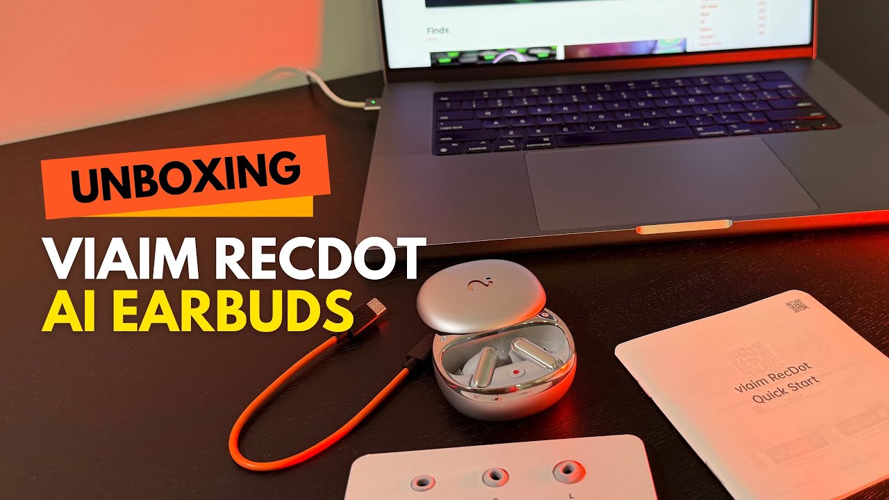 VIAIM RecDot AI Voice Recorder Earbuds Unboxing