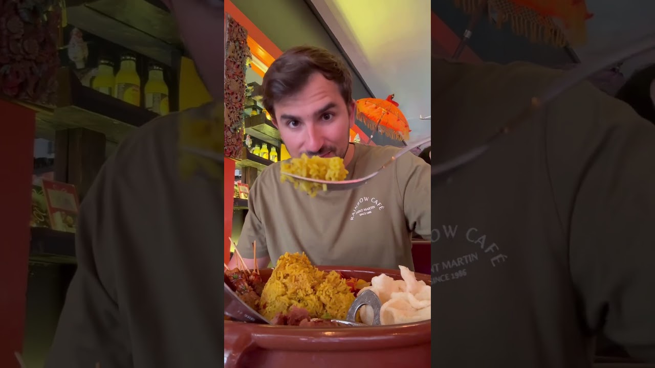 Trying Guy Fieri&rsquo;s favorite Indonesian restaurant! 🇮🇩🤤