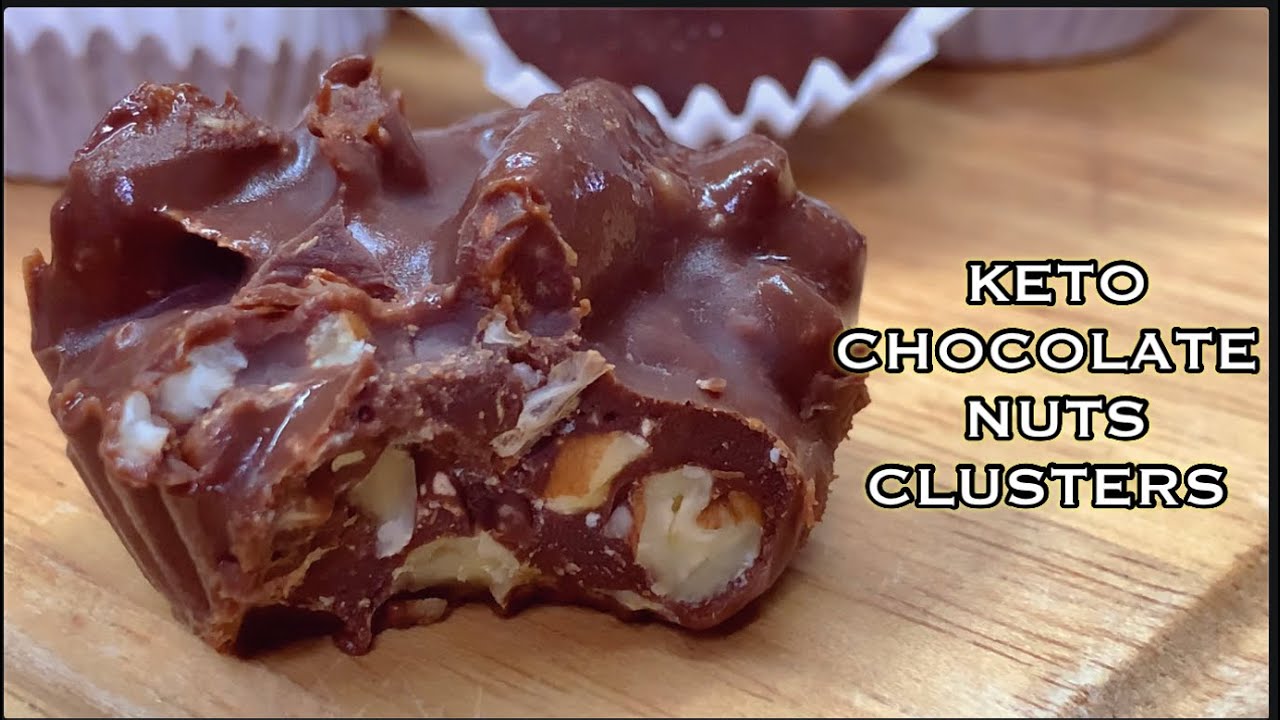 KETO CHOCOLATE NUTS CLUSTERS | NO SUGAR ADDED