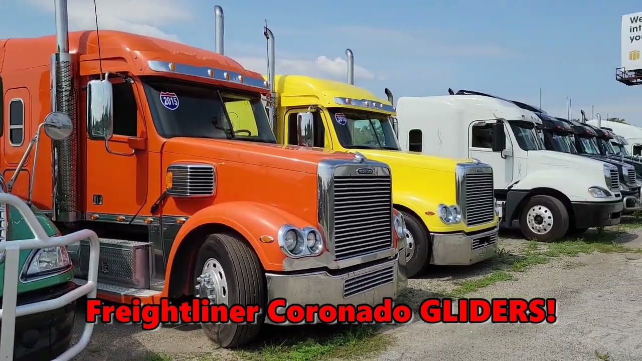 Used Semi Trucks For Sale.... Freightliner Coronado and Columbia GLIDERS!
