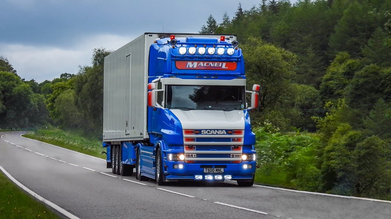 Truck Spotting on the A85, Scotland