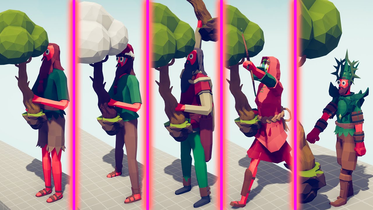 EVOLUTION OF TREE GIANT - Totally Accurate Battle Simulator TABS