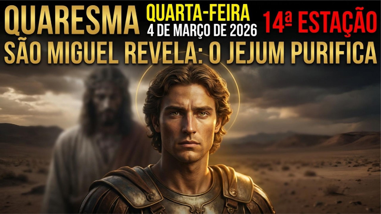 HOJE 4 DE MARÇO NA 14ª ESTAÇÃO DA QUARESMA SÃO MIGUEL REVELA: O Jejum Purifica