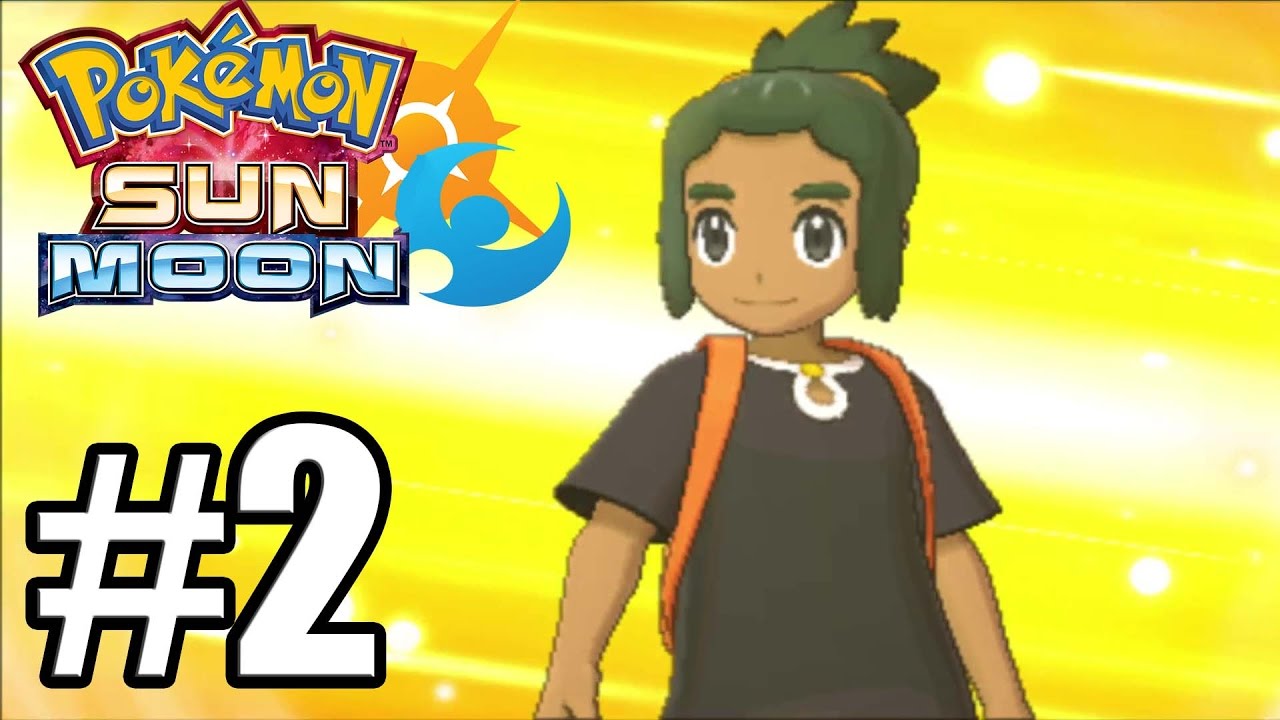 Pokemon Sun and Moon Gameplay Walkthrough Part 2 [ 3DS ]