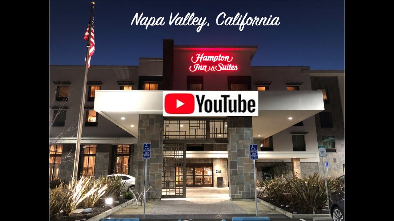 Hampton Inn & Suites Napa California located near the Napa River and the Napa Valley Vine Trail