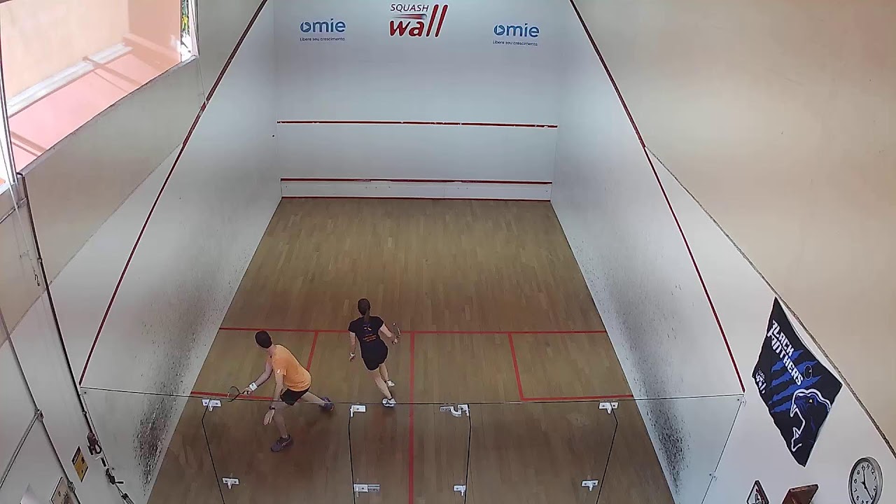 Thiago Sethin 3 x 0 Flavia Caparroz - 28-02-2026 - Ranking Interno Squash Wall - Quadra 04
