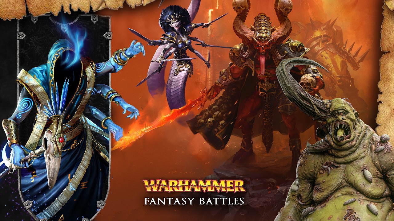 The Heralds of CHAOS: Dechala, Epidemius, The Changelling, Skulltaker, Masque - Warhammer Fantasy