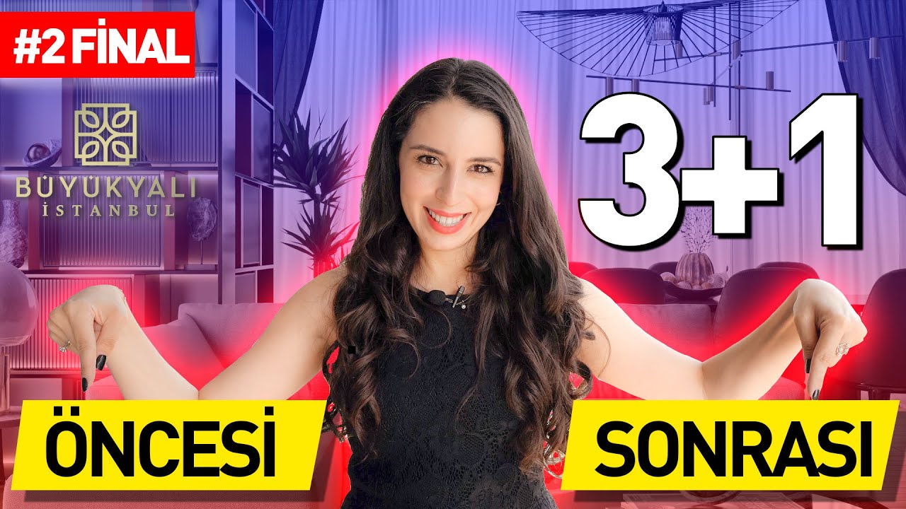 Büyükyalı 3+1 biten projenin ev turu. Tüm detayları ile öncesi ve sonrası. Mobilya üretim ve montajı