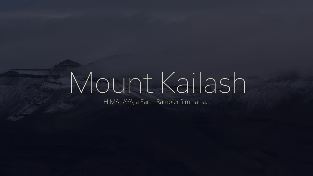 Mount Kailash, the source of four great Asian rivers, so immersed snow mountains in Tibet. 4K.