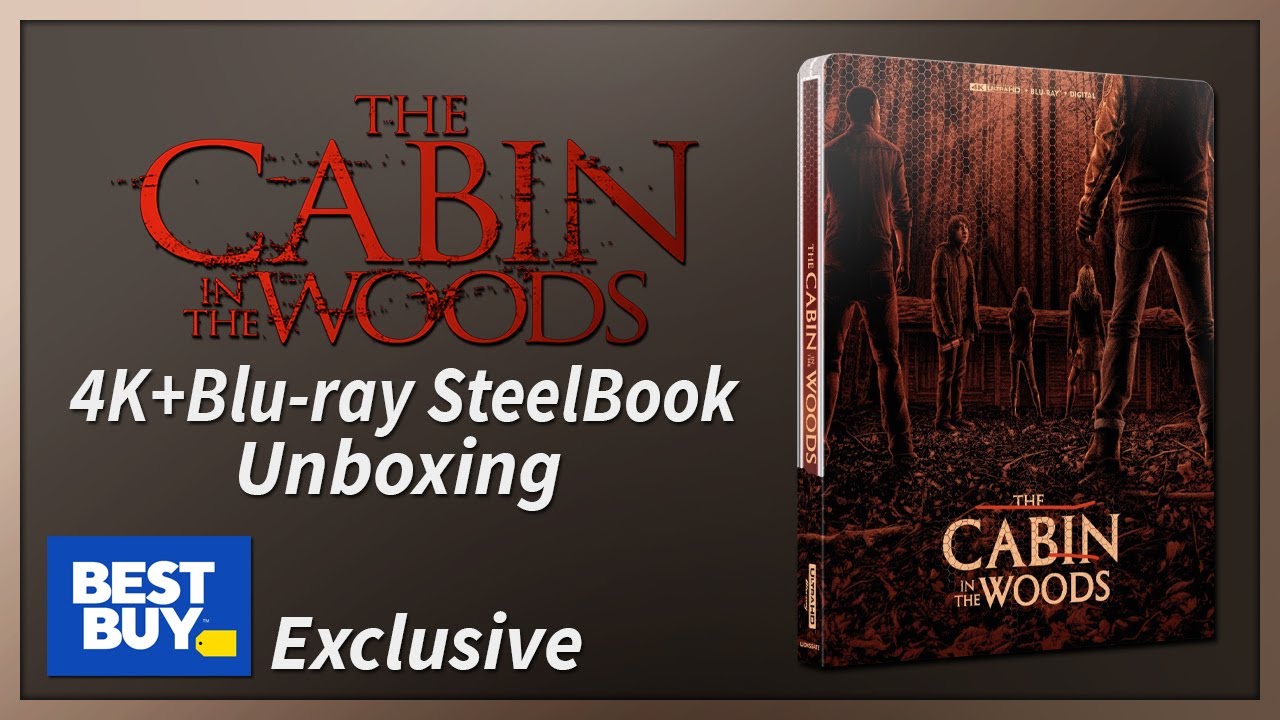 The Cabin in the Woods Best Buy Exclusive 4K+2D Blu-ray SteelBook Unboxing