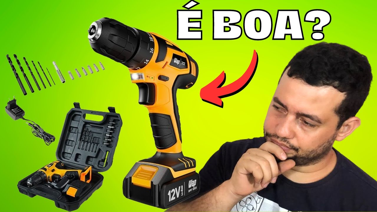 PARAFUSADEIRA E FURADEIRA WAP BPF 12K3, REVIEW E TESTE