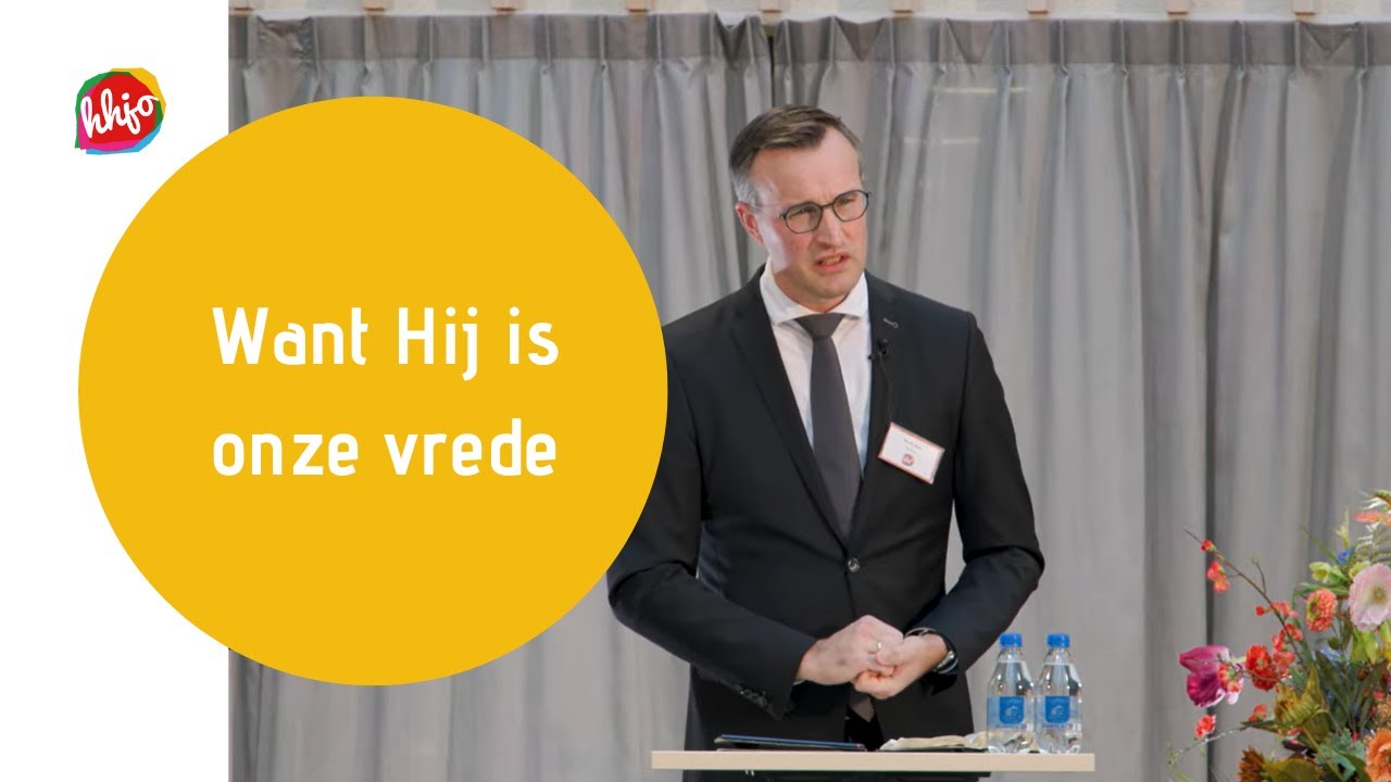 Want Hij is onze Vrede | HHJO Jongerendag 16+ 2025 | Ds. A. Kos