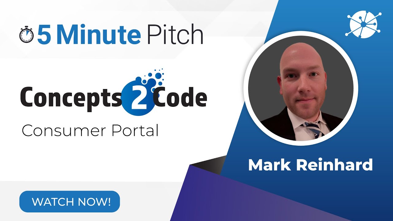 Consumer Portal & Digital Debt Collection | Concepts2Code | Mark Reinhard | 5 Minute Pitch
