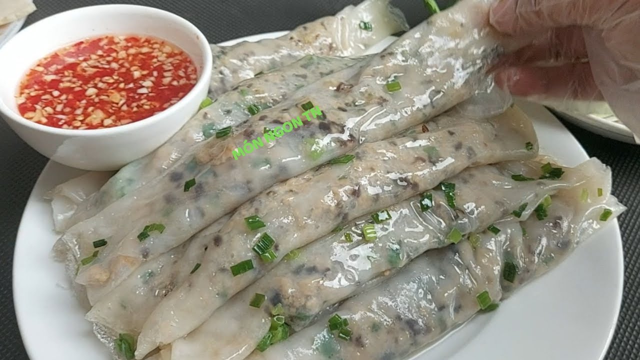 Cách làm BÁNH CUỐN BẰNG CHẢO mỏng ngon đặc biệt cách lấy bánh ra dễ dàng