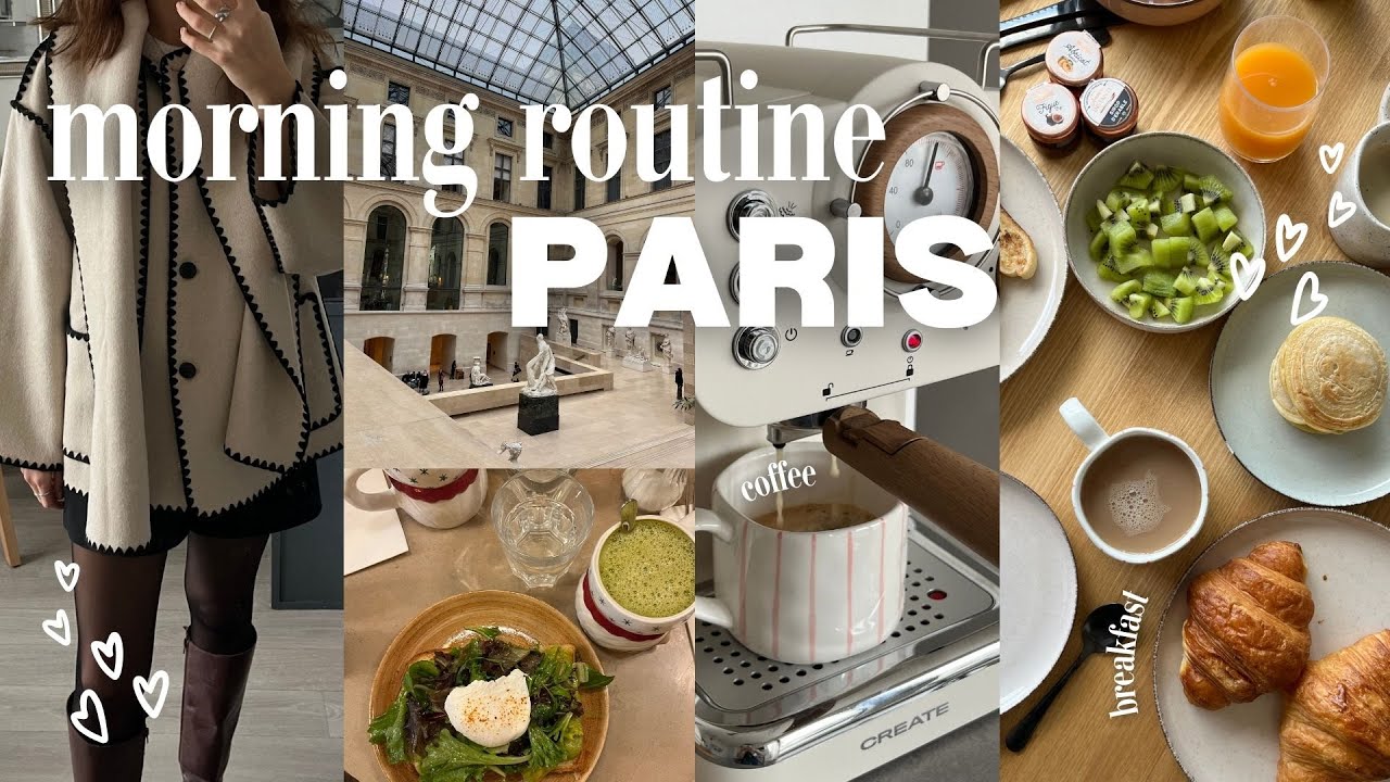 MORNING ROUTINE PRODUCTIVE (8h du matin) | hiver 2025 ☕️ motivation, aesthetic, cosy & r&eacute;aliste