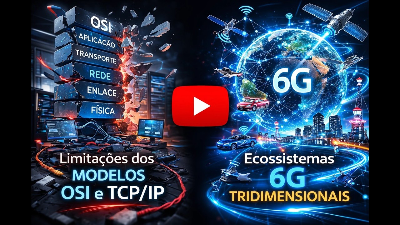 O Fim do TCP/IP: Redes 6G, Satélites LEO e Criptografia Pós-Quântica