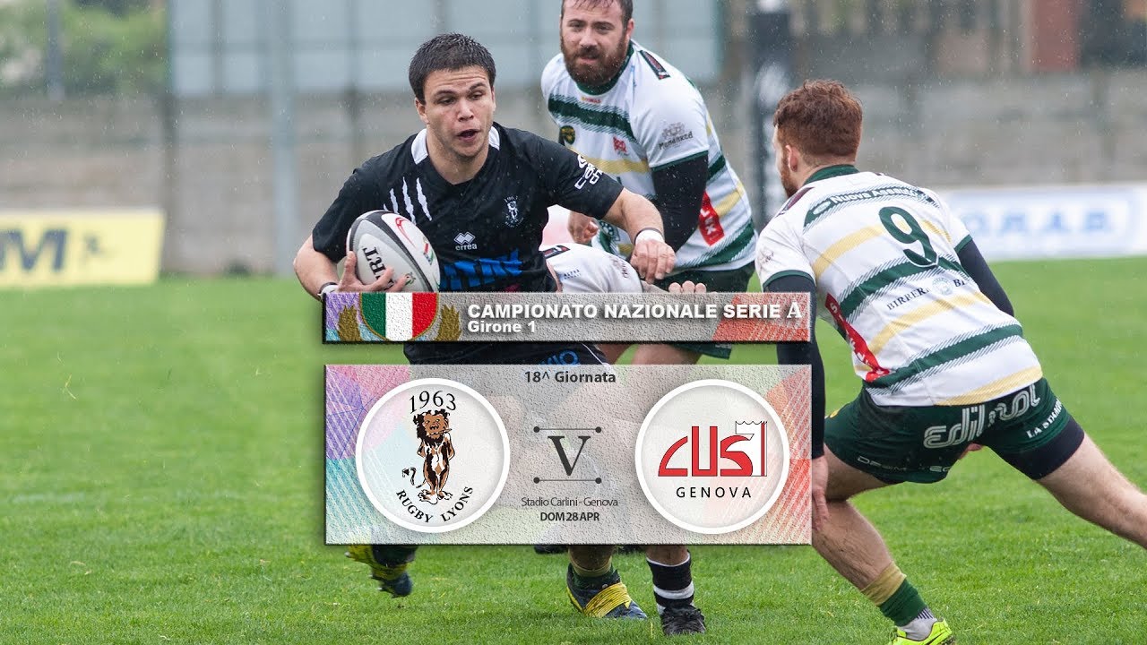 CUS GENOVA vs SITAV RUGBY LYONS 28 4 2019