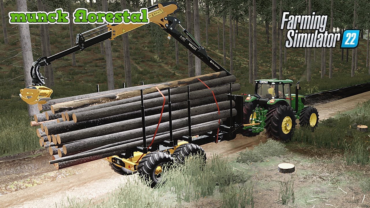 Pequeno Produtor #10 | carregamento com munck florestal | Farming simulator 22