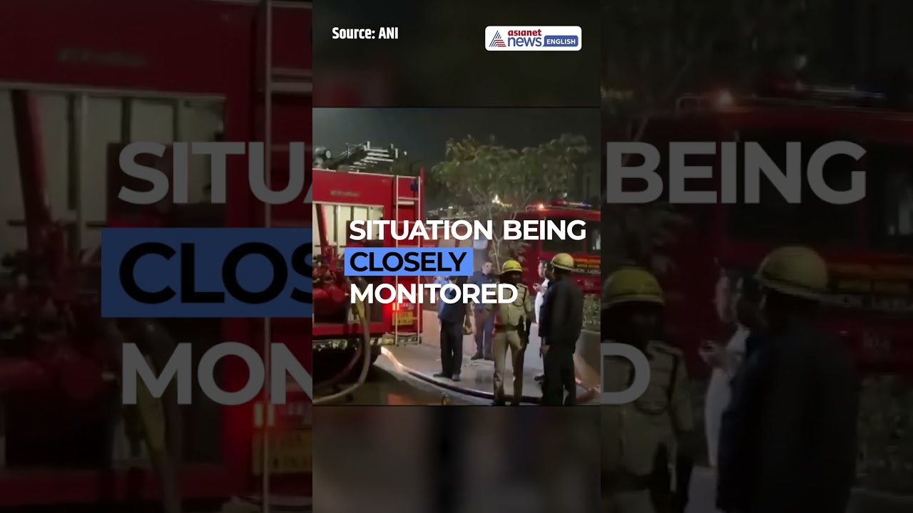 Surat Furniture Warehouse Fire, Firefighters Rush in