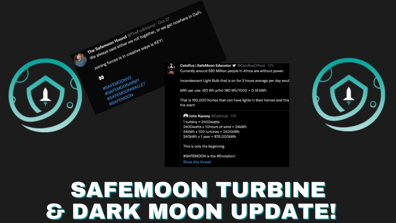 SAFEMOON TURBINES EXPLAINED AND DARK MOON THEORY!