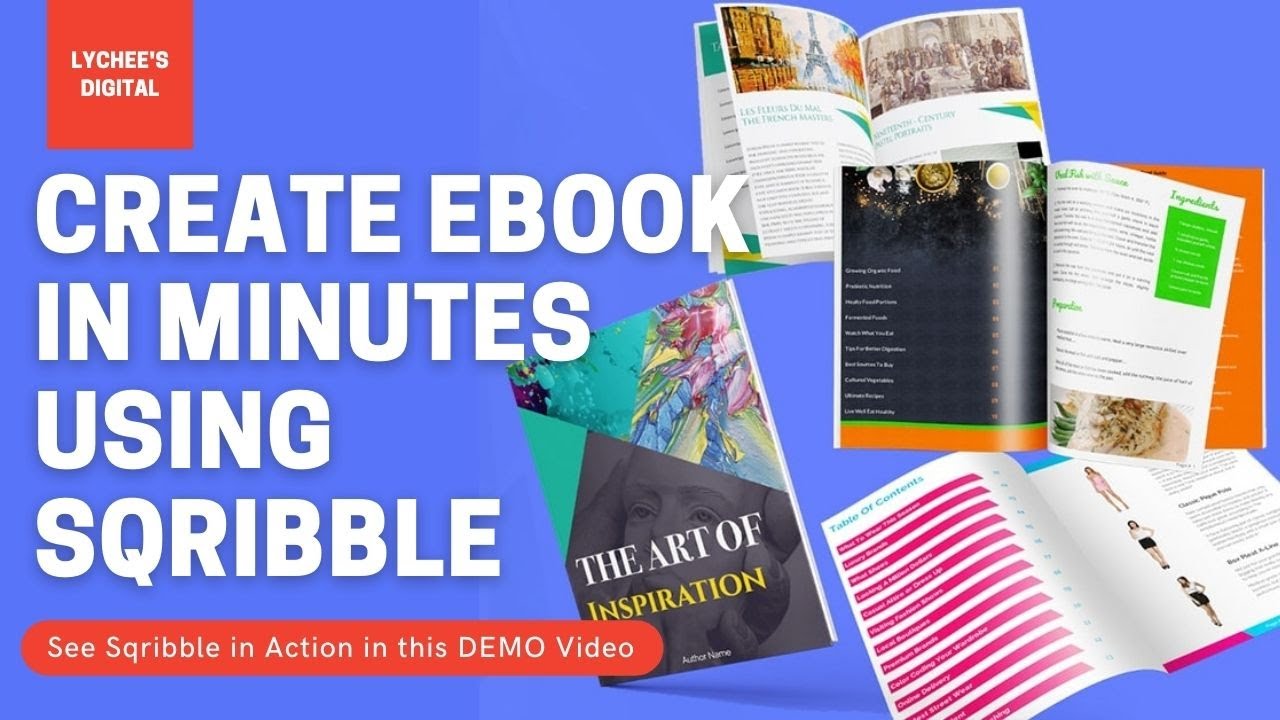 Sqribble DEMO - Create eBooks in SECONDS!