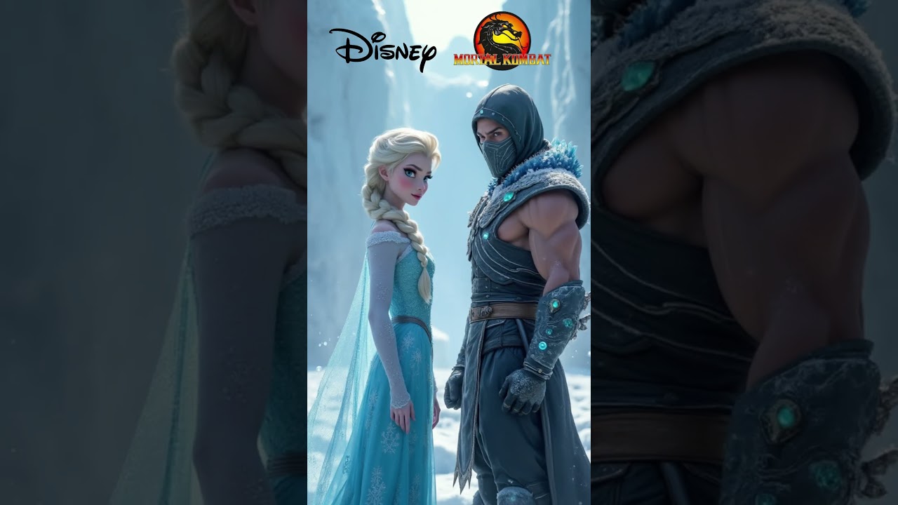DISNEY X MORTAL KOMBAT | InovaFusion Ai #disney #frozen #hybrid #fusion #mortalkombat #subzero