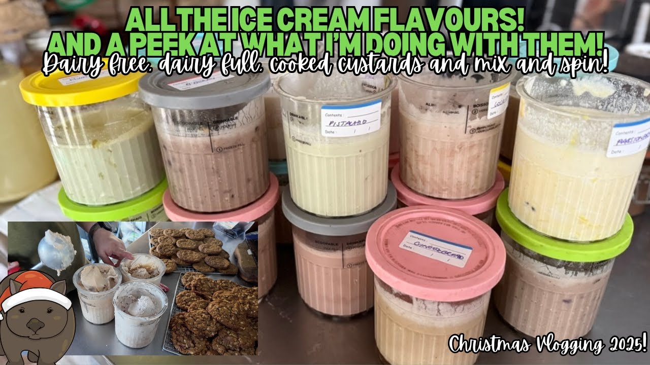 All the Ice Cream flavours! Ninja Creami - Vlogmas 2025