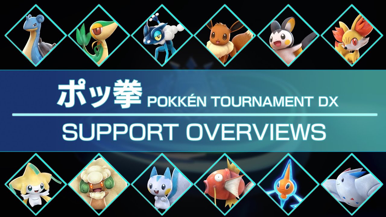 Pokkén Tournament DX Support Overviews ft. Comboster