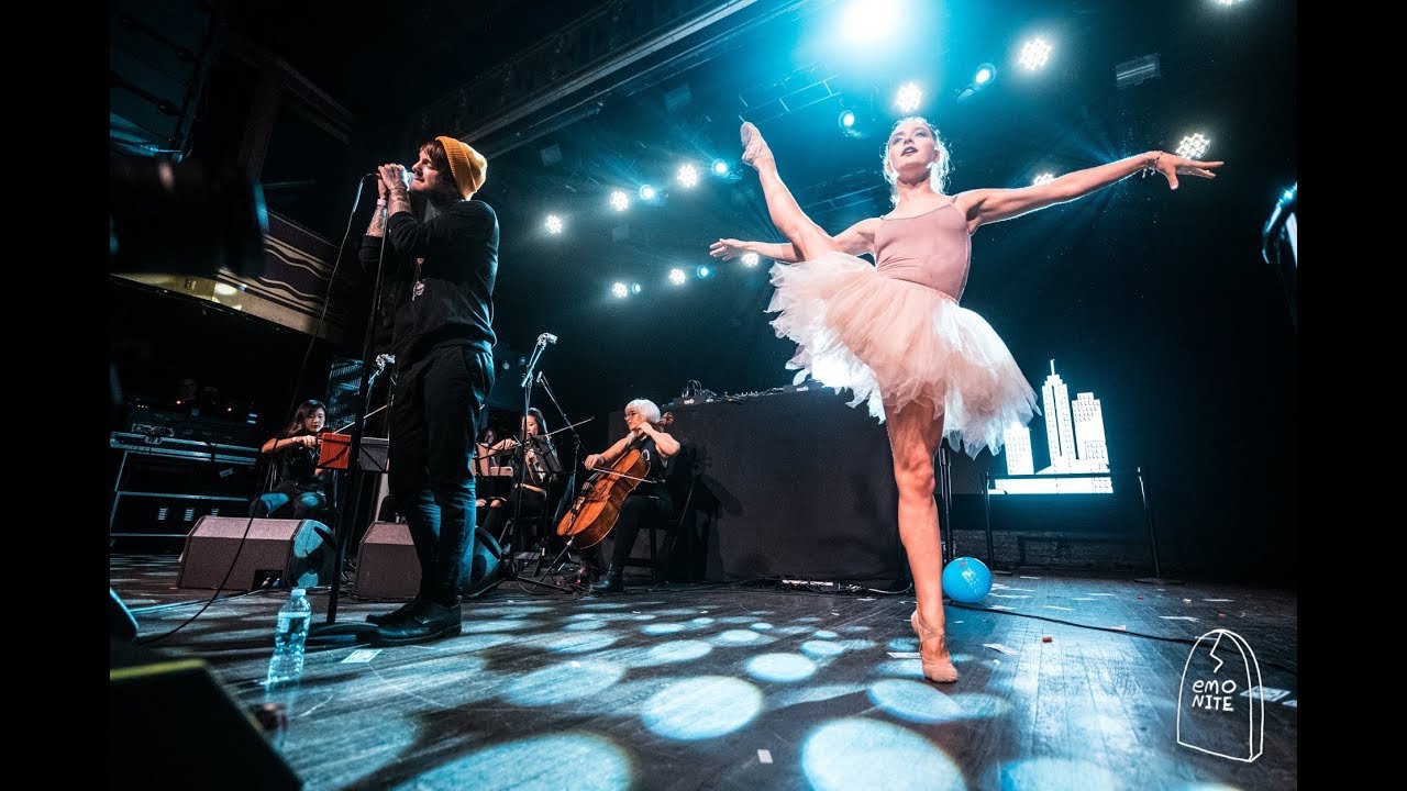 Craig Owens Performs with Ballerinas and String Quartet at Emo Nite at Webster Hall