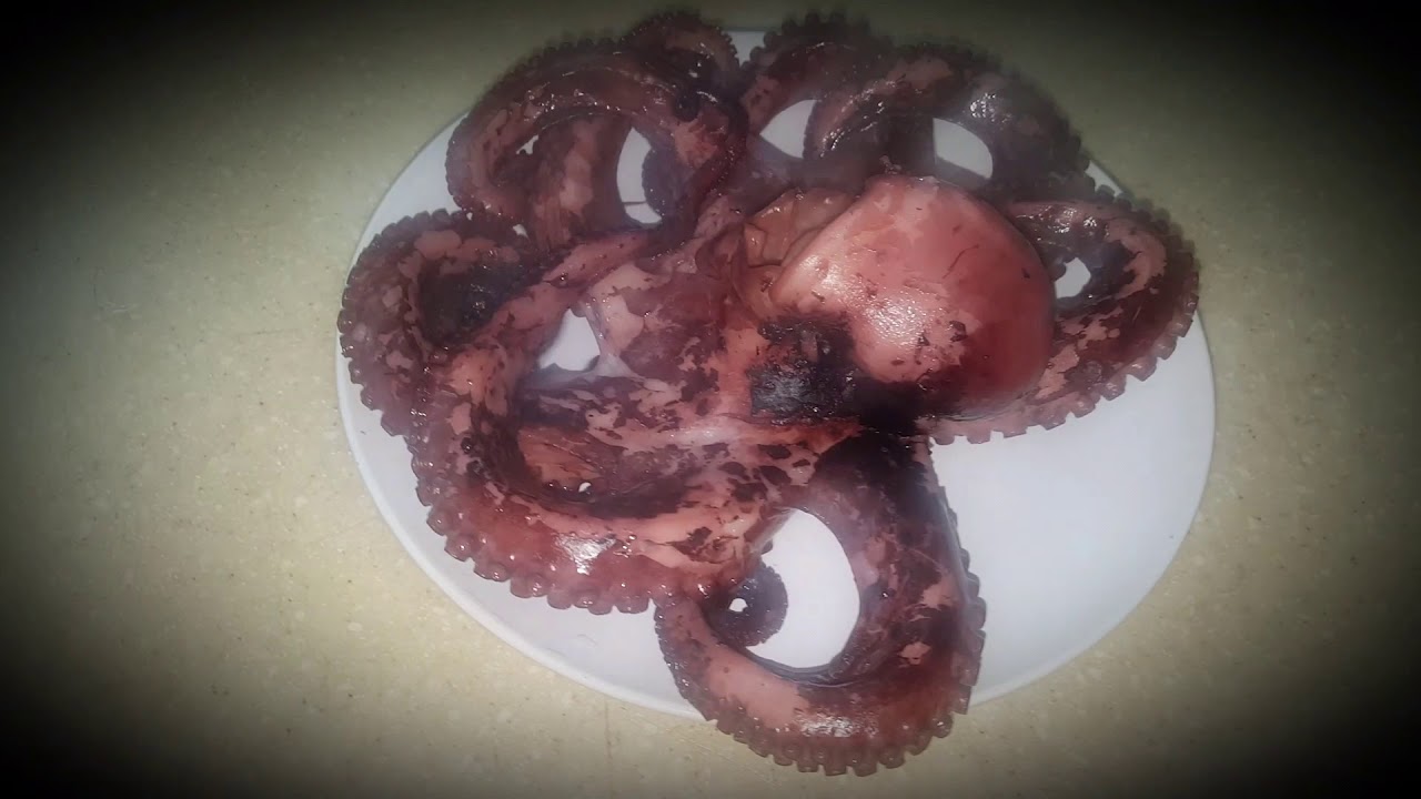 PULPO GUISADO CON COCO A LO PANAMEÑO