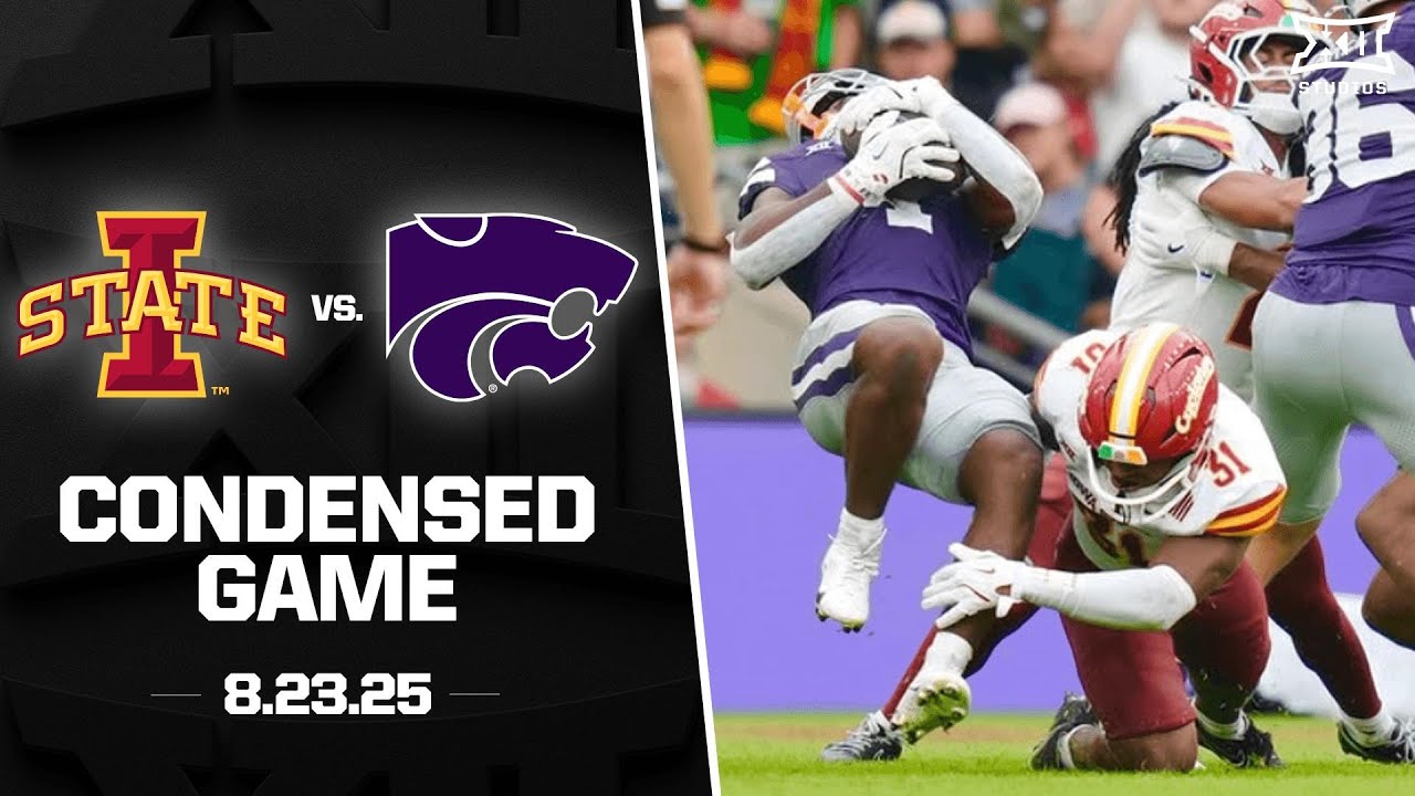 #22 Iowa State vs. #17 Kansas State Condensed Game | 2025 Big 12 Football