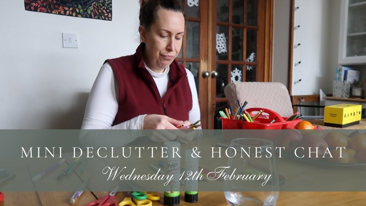 Mini declutter & an honest chat