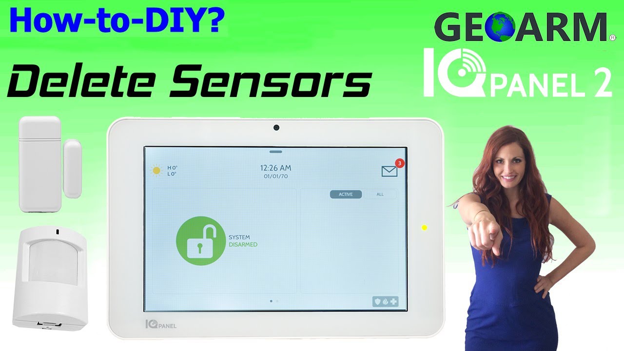 Qolsys IQ Panel 2 - How to Delete Wireless Devices?
