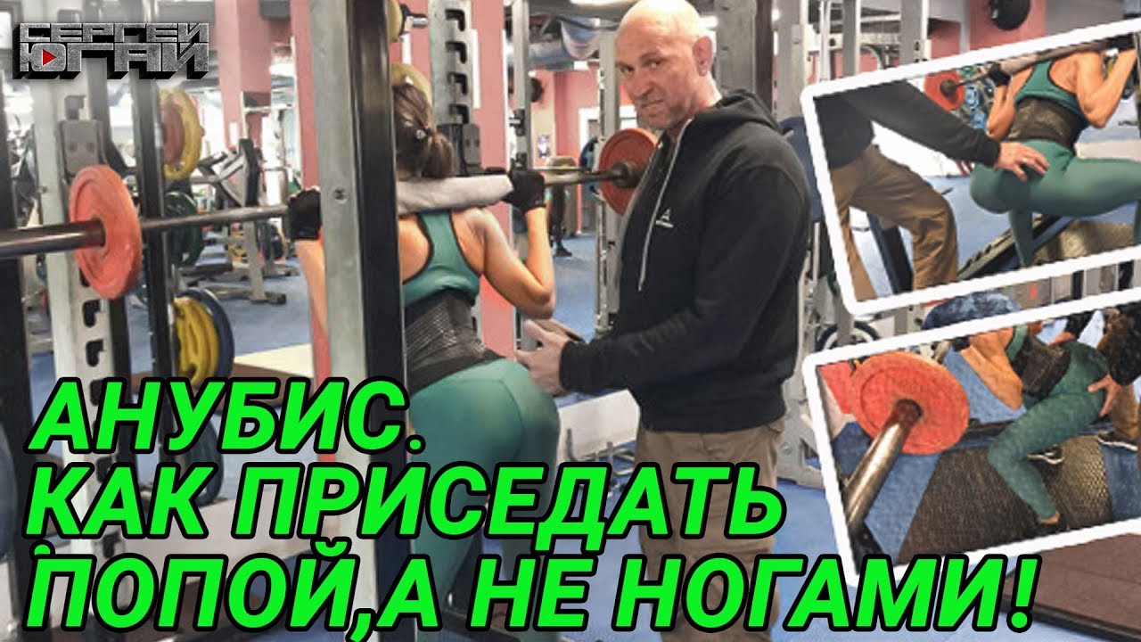 АНУБИС. КАК ПРИСЕДАТЬ ПОПОЙ,А НЕ НОГАМИ!