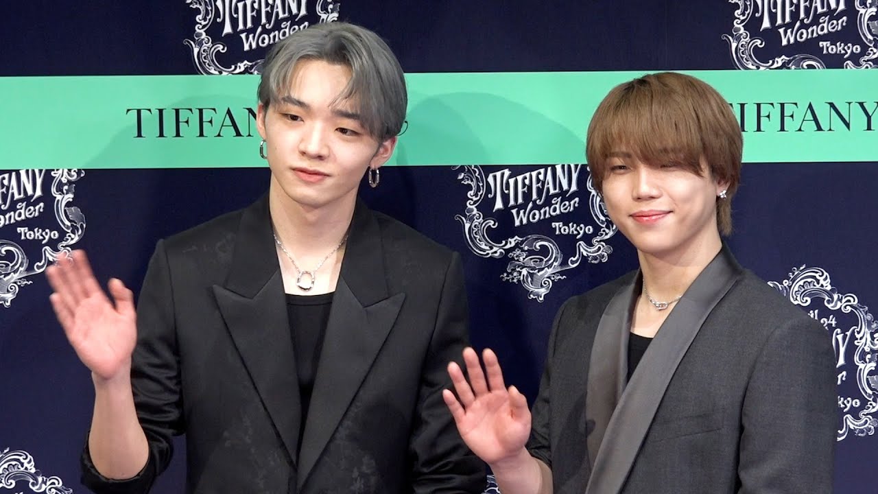 BE:FIRST・SHUNTO＆RYUHEI、ブラックスーツで“96BLACK”コンビが来場　『ティファニー ワンダー』オープニングイベント