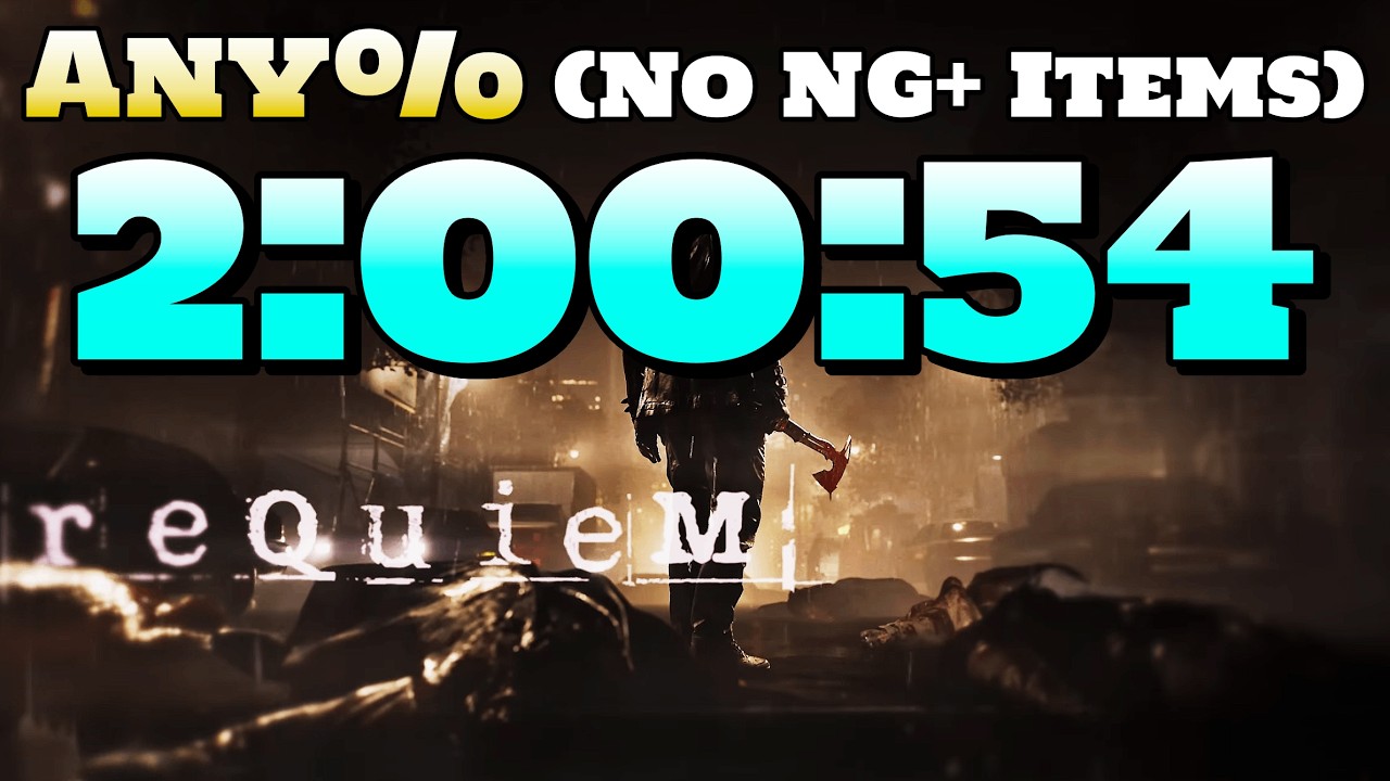 Resident Evil Requiem Any% Speedrun in 2:00:54 IGT (Casual Difficulty, No NG+ Items)