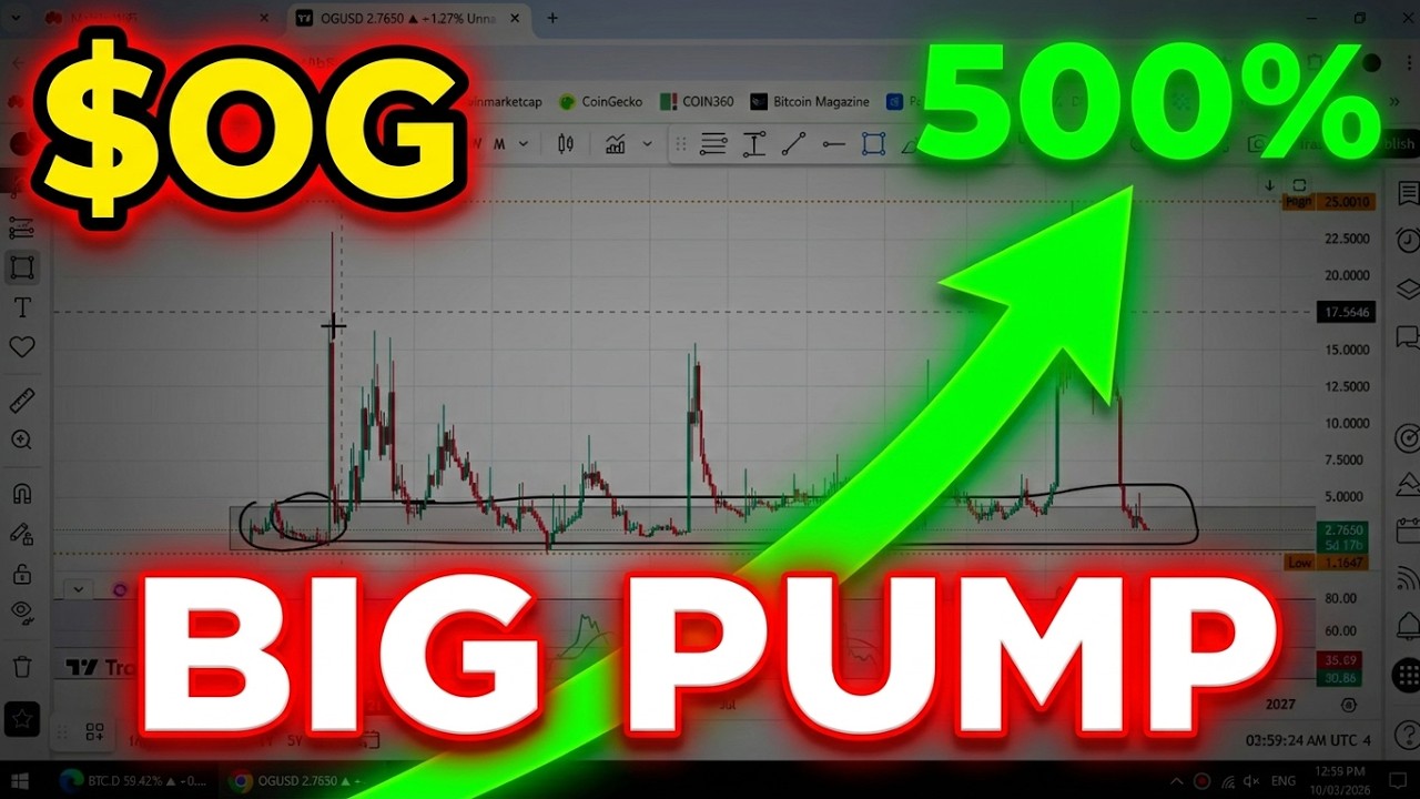 $OG BIG PUMP 🔥 OG FAN TOKEN #og #cryptocurrency #crypto