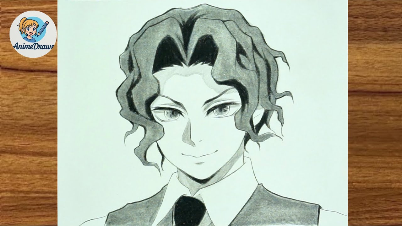 How to Draw Muzan from Demon Slayer || Easy Anime Drawing for Beginners || Anime Sketch