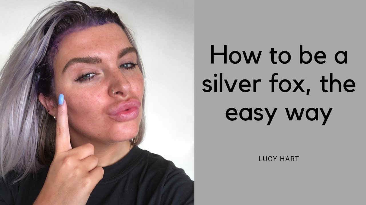 LOW MAINTENANCE TONING WHITE HAIR | PURPLE/SILVER SHAMPOO | LUCY HART | @HARTYYY