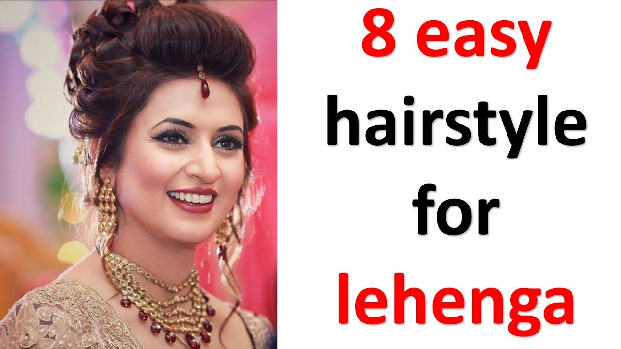 8 easy and simple hairstyles with lehenga